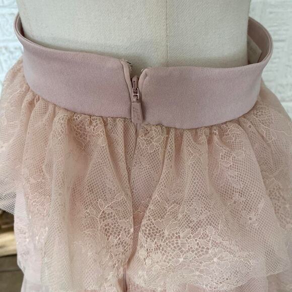 Y2k miss sixty pink lace skirt - Picture 4 of 5